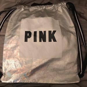 Pink Drawstring bag